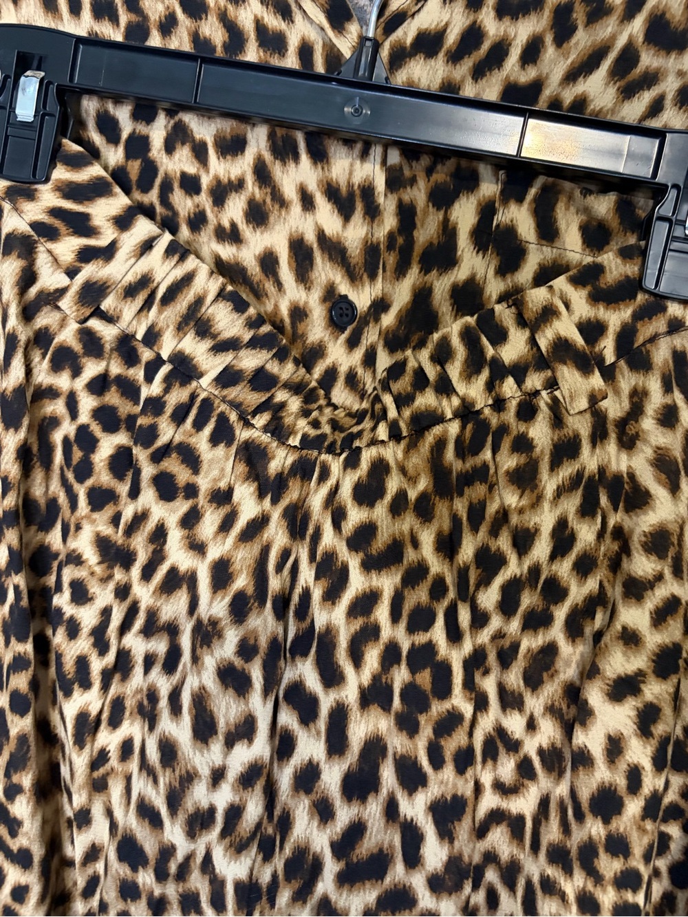Zara Leopard Print Jumpsuit - Black and Tan - Picture 8 of 16